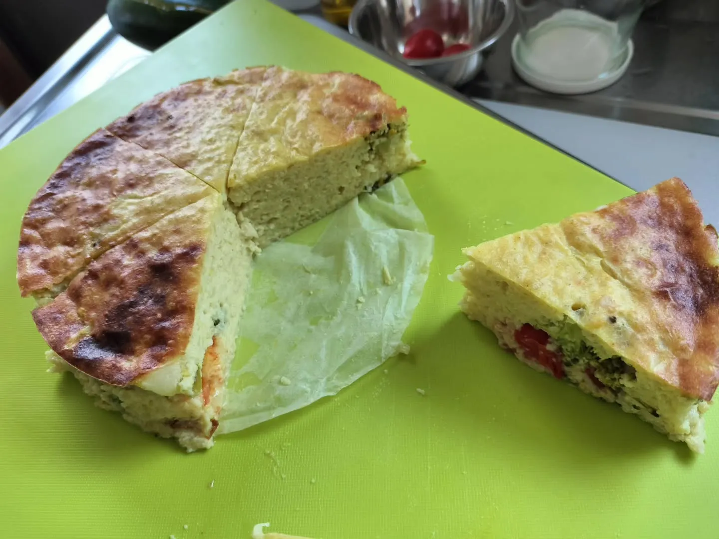 5月メニューヴィーガンオムレツ完成✨