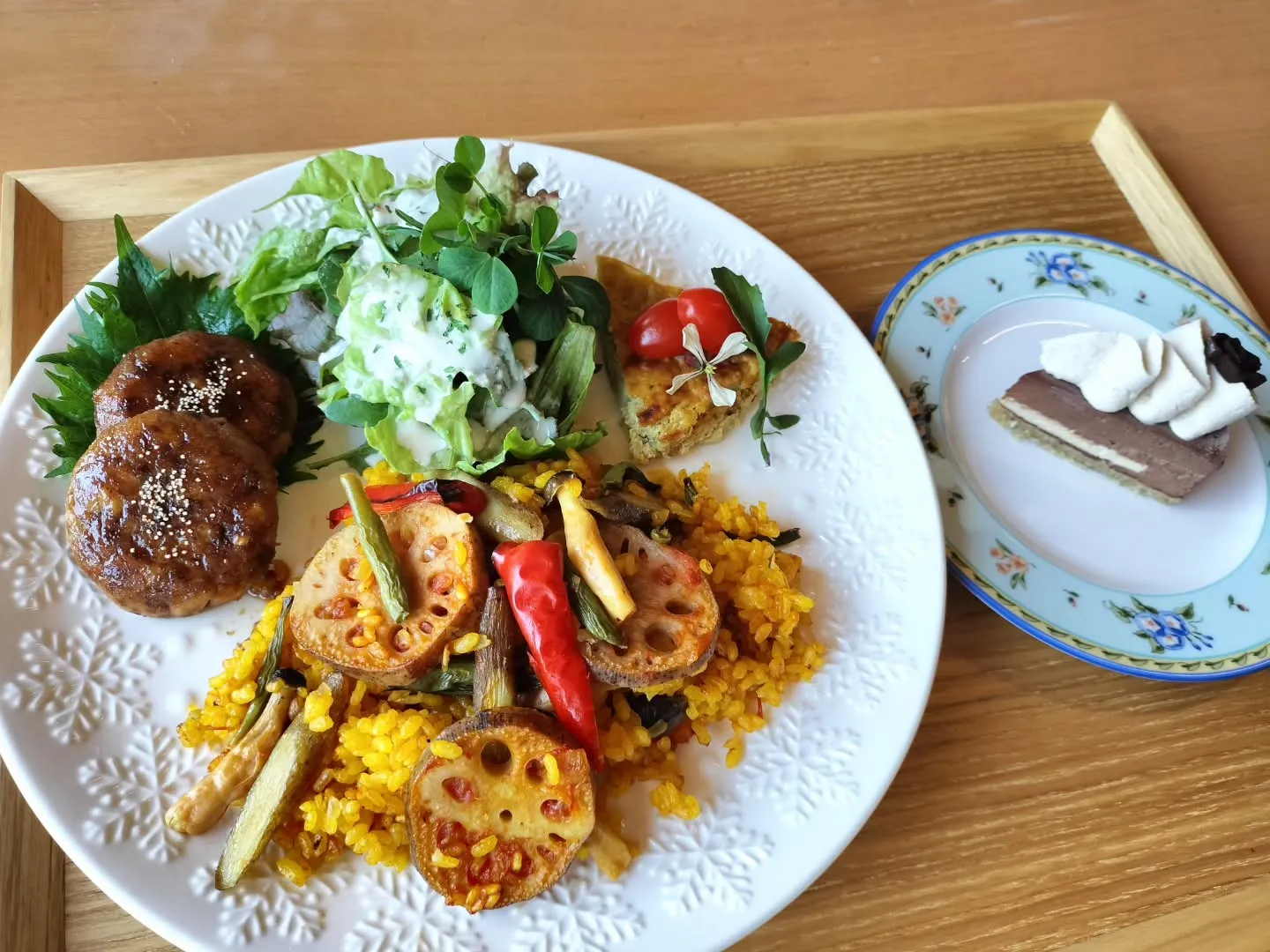 5月メニューヴィーガンオムレツ完成✨