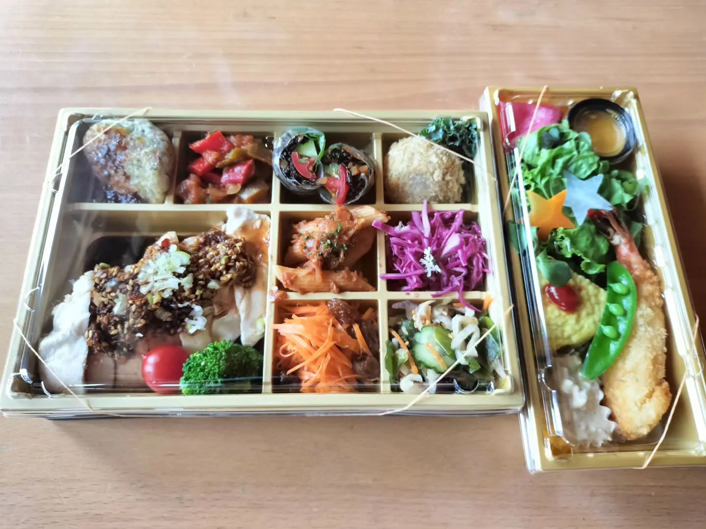 本日はお弁当賜わりました。