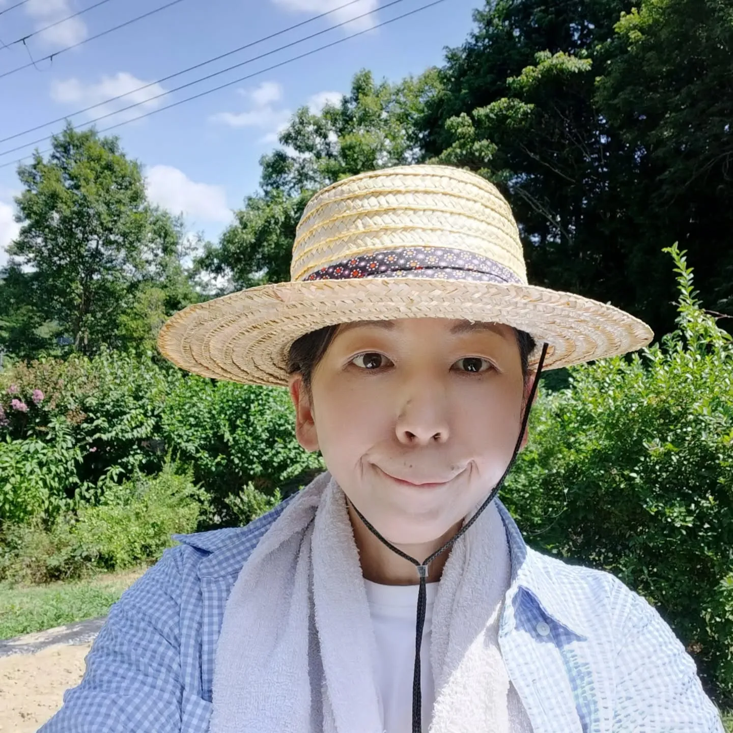 今日はご近所さん宅へビルベリー、ブルーベリー。